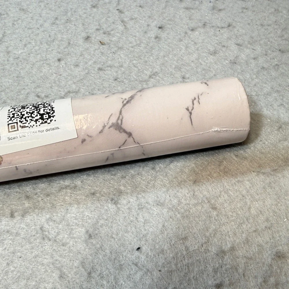 Caltero Marble Contact Paper White Grey New Peel and Stick Waterproof Vinyl Roll